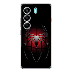 Чехол с человеком пауком для TECNO Camon 40 - (AlphaPrint)