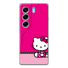 Чехол для Ребёнка на Телефон называется ТЕКНО Камон 40. (VPrint) – Girl KITTY