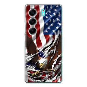Чехол Флаг USA для TECNO Camon 40 – Флаг USA