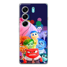 Чехол Головоломка для TECNO Camon 40 - (AlphaPrint) (Герои головоломки)