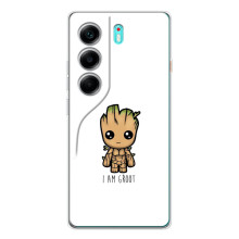 Чехол МАРВЕЛ для Телефон называется ТЕКНО Камон 40. (AlphaPrint) – Я есть Грут