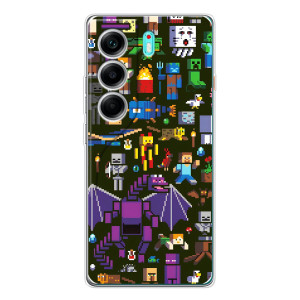 Чохол Майнкрафт на TECNO Camon 40 (AlphaPrint) Minecraft