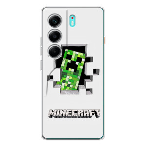 Чохол Майнкрафт на TECNO Camon 40 (AlphaPrint) Minecraft