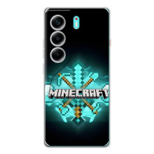 Чехол майнкрафт для TECNO Camon 40 (MineCraft 2)