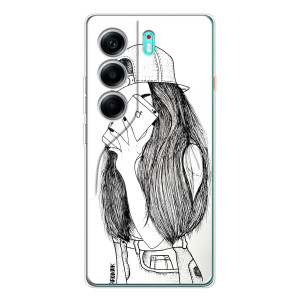 Чехол с печатью для TECNO Camon 40 - (Мода) (AlphaPrint)