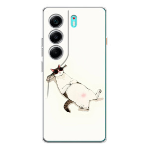 Чехол на тематику: Коты для TECNO Camon 40 – Отдых