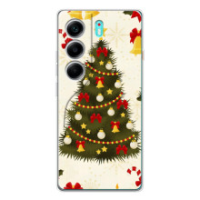 Чехол Новогодняя Елка на TECNO Camon 40 – Новогодний принт