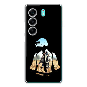 Чохол з картинкою "Герой Pubg" на TECNO Camon 40 – Пубг мен