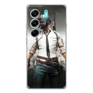 Чехол PUBG для Телефон называется ТЕКНО Камон 40. (AlphaPrint)