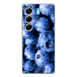 Чехол с изображением  вкусной еды для TECNO Camon 40 – Голубика
