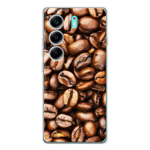 Чехол с изображением  вкусной еды для TECNO Camon 40 – Кофе