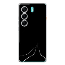 Чехол с картинками на черном фоне для TECNO Camon 40 – Дорога