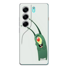 Чехол с картинкой "Одноглазый Планктон" на TECNO Camon 40 (Милый Планктон)