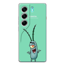 Чехол с картинкой "Одноглазый Планктон" на TECNO Camon 40 (Планктон)