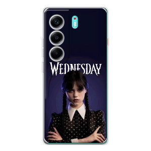 Чехлы Венсдей на TECNO Camon 40 Уэнсдей (AlphaPrint)