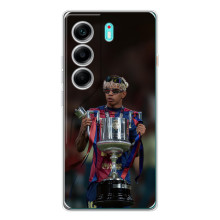 Чехол с футболистом Ламин Ямаль TECNO Camon 40 – Ямал с кубком