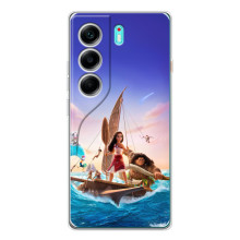 Чехол с мультфильмом Моана TECNO Camon 40 (Моана и Мауи)