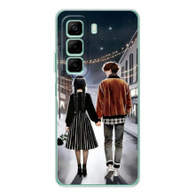 Чехол с дизайном Венздей 2 на TECNO Camon 40 – Уэнсдей и Тайлер