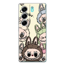 Чехол с Лабубу на TECNO Camon 40 – Коллаж Лабубу