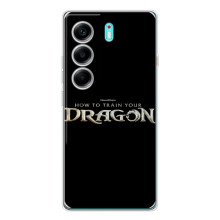 Чохол з принтом дракон Беззубик ТЕCНO Кaмон 40 – Напис Дракон
