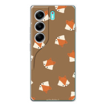 Чохол з принтом лисички ТЕCНO Кaмон 40 – Маленькі лисички