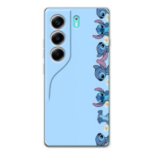 Чехол с принтом Стич на TECNO Camon 40 (Стич фон)