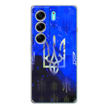 Чохол з українським гербом на TECNO Camon 40 – Герби на синьому