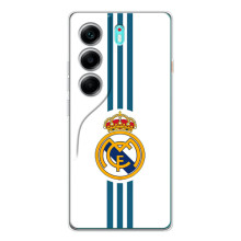 ФК Реал Мадрид чехлы для TECNO Camon 40 (AlphaPrint) (Реал Мадрид на белом)