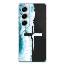 Чохли для Модель телефону українськими буквами і цифрами можна написати так: ТЕКНО Камон 40. (Хрест Ісуса) (Хрест)