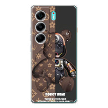 Крутые Чехлы Луи Виттон для TECNO Camon 40 (AlphaPrint) – Медведь Луи Витон