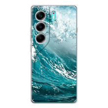 Летний Чехол на TECNO Camon 40 – Морская волна