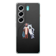 Мультяшный принт на Чехол для ТЕКНО Камон 40 (Шо, опять)