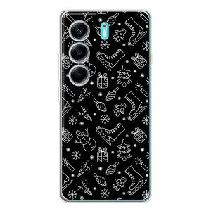 Новогодние, Праздничные Чехлы для TECNO Camon 40 - 2024 год
