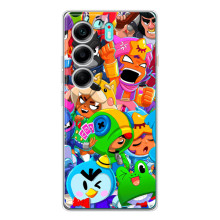 Силиконовый Чехол на TECNO Camon 40 с картинкой Brawl Stars (Brawl-Stars)
