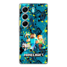 Чехлы для TECNO Camon 40 (Персонажи Майн Крафт) – Майнкрафт