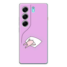 Прикольные Чехлы с принтом "интернет мэмы" для TECNO Camon 40 – Плач в подушку