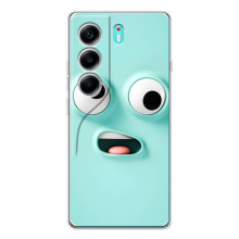 Силиконовые Чехлы (смешные стикеры) для TECNO Camon 40 – мордочка