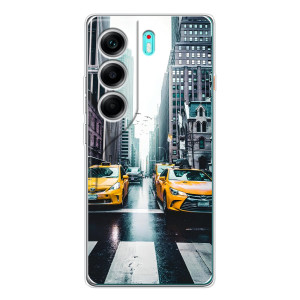 Силиконовый бампер (Работники) на TECNO Camon 40 – Такси