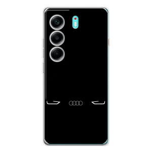 Силіконовий бампер з картинкою машини на TECNO Camon 40 – Сілует Audi