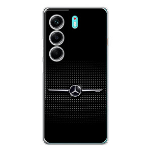 Силіконовий бампер з картинкою машини на TECNO Camon 40 – Mercedes