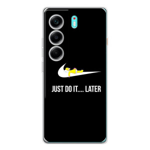 Силиконовый Чехол на TECNO Camon 40 с картинкой Nike – Later