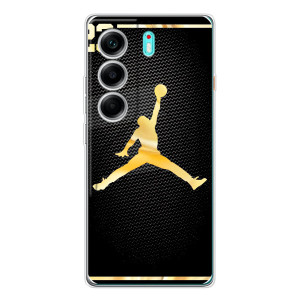 Силиконовый Чехол Nike Air Jordan на ТЕКНО Камон 40 – Джордан 23