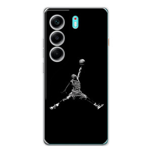 Силиконовый Чехол Nike Air Jordan на ТЕКНО Камон 40 – Джордан