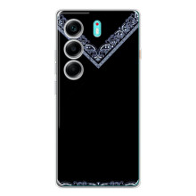 Силиконовый Чехол на TECNO Camon 40 – Воротник вышиванки