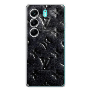 Текстурный Чехол Louis Vuitton для ТЕКНО Камон 40 – Черный ЛВ