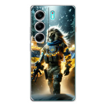 Украинские, патриотические Чехлы для Телефон называется ТЕКНО Камон 40. – ЛЕВ ЗСУ