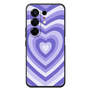Чехлы с тематикой "Маленькие Сердечки" на TECNO Camon 50 – Сердце фиолет