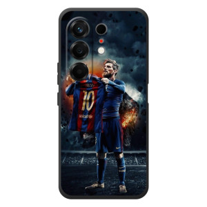 Чехол Месси футболист для TECNO Camon 50 – Месси с футболкой