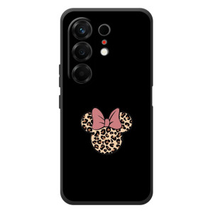 Чехол с леопардовым принтом на TECNO Camon 50 (Леопардовая Минни)