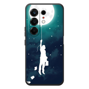 Чехол (ТПУ) с планетами на TECNO Camon 50 – To The moon